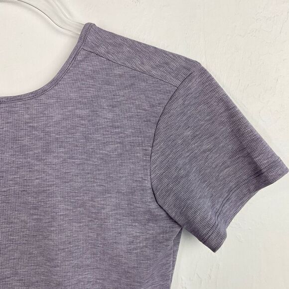 The North Face Lunar Purple Lean Strong Rib Tee Shirt Small New - Picture 3 of 7